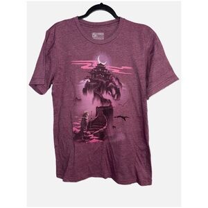 Curbside- Ascending Graphic Maroon size Large